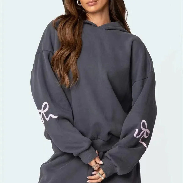 Loose Fit Printed Sweater kuppan