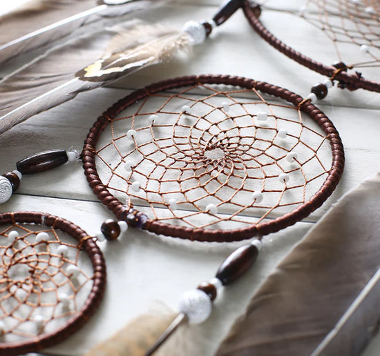 Indoor Wall Hanging, Indian Dreamcatcher Decor kuppan