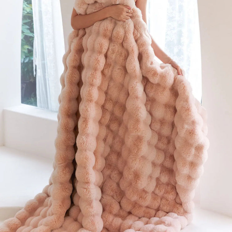 polyester-rabbit-velvet-blanket kuppan