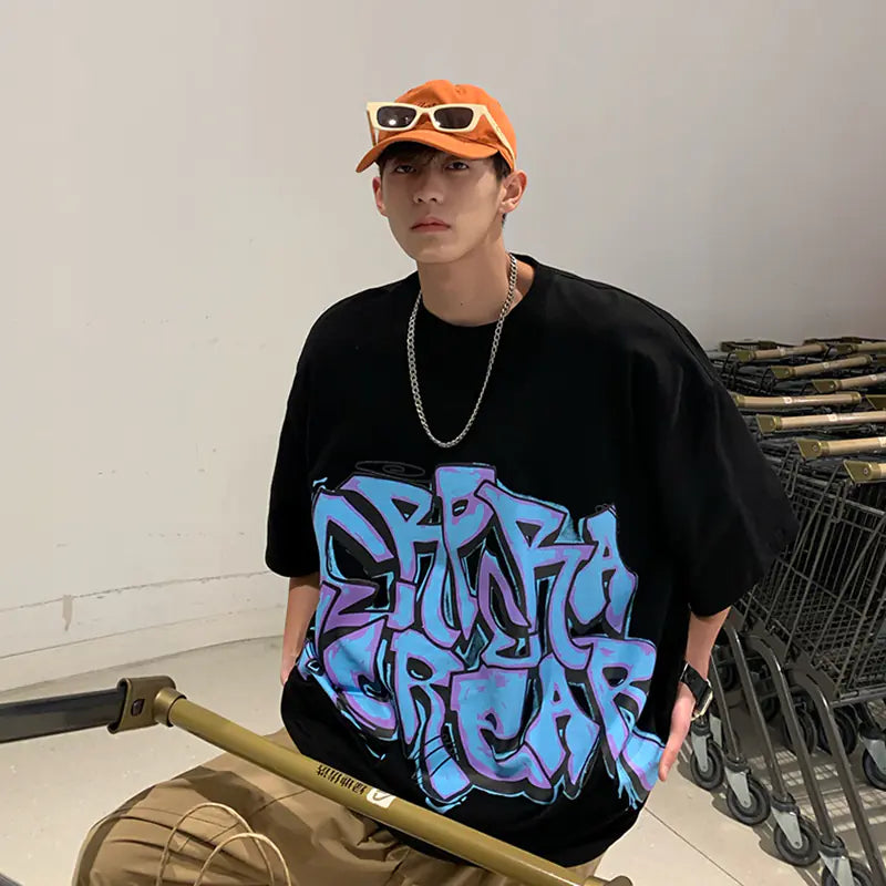 Men's Casual Crew Neck Cotton Summer T-Shirt kuppan