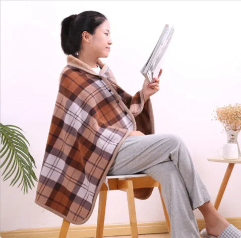 Wearable Blanket, Flannel Wearable Multifunctional Warm Scarf Shawl, Winter Poncho Shawl Blanket Wrap Cape as Gifts for Mom, Ideal for Women and Office Use, Blanket Gifts kuppan