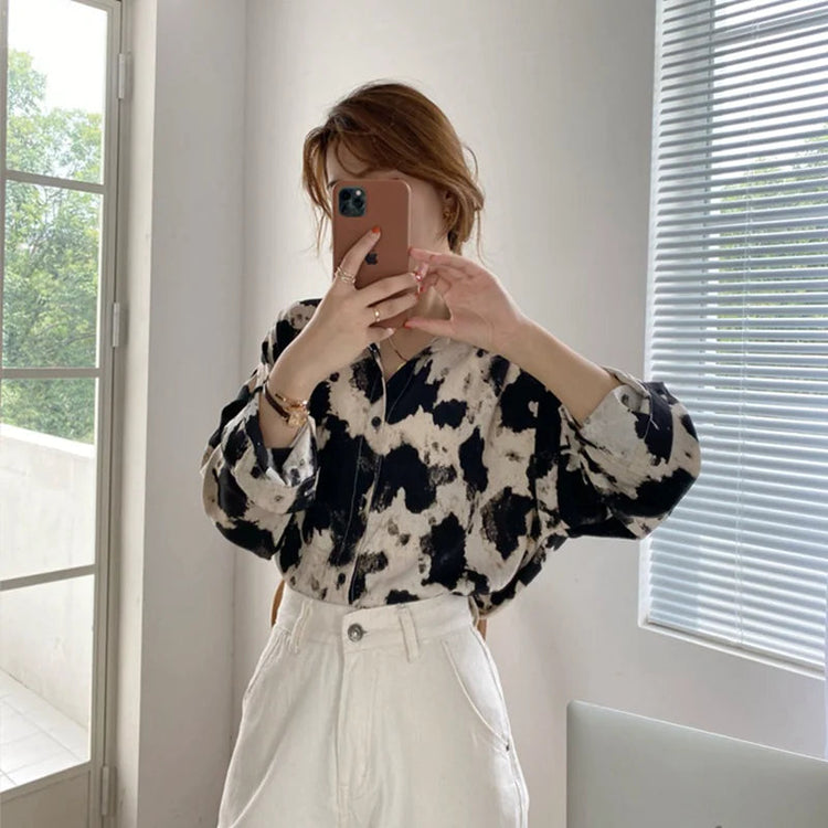 Long-sleeve Tie-Dye Shirt kuppan