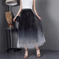 Women’s Tulle Skirts Midi Elastic High Waist Pleated Mesh Flowy A-Line Party Long Tutu Skirts…