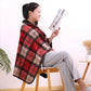 Wearable Blanket, Flannel Wearable Multifunctional Warm Scarf Shawl, Winter Poncho Shawl Blanket Wrap Cape as Gifts for Mom, Ideal for Women and Office Use, Blanket Gifts