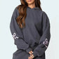 Loose Fit Printed Sweater kuppan