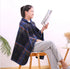Wearable Blanket, Flannel Wearable Multifunctional Warm Scarf Shawl, Winter Poncho Shawl Blanket Wrap Cape as Gifts for Mom, Ideal for Women and Office Use, Blanket Gifts kuppan