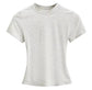 Solid Color Basic Style T-shirt kuppan