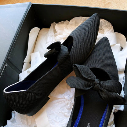 Flat Casual Boat Shoes with Bow Mary Jane Style kuppan