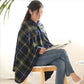 Wearable Blanket, Flannel Wearable Multifunctional Warm Scarf Shawl, Winter Poncho Shawl Blanket Wrap Cape as Gifts for Mom, Ideal for Women and Office Use, Blanket Gifts
