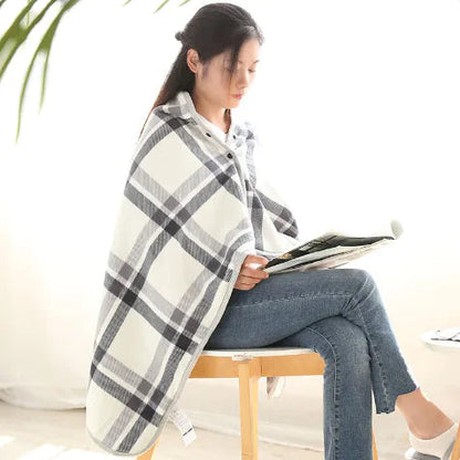 Wearable Blanket, Flannel Wearable Multifunctional Warm Scarf Shawl, Winter Poncho Shawl Blanket Wrap Cape as Gifts for Mom, Ideal for Women and Office Use, Blanket Gifts kuppan