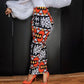 High Waist Large Size Slim Geometric Print Skirt kuppan