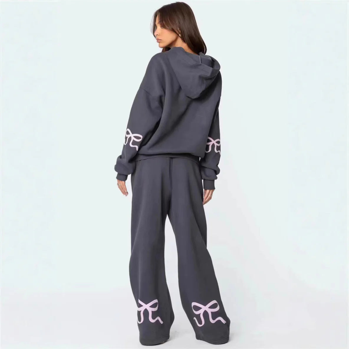 Loose Fit Printed Sweater kuppan