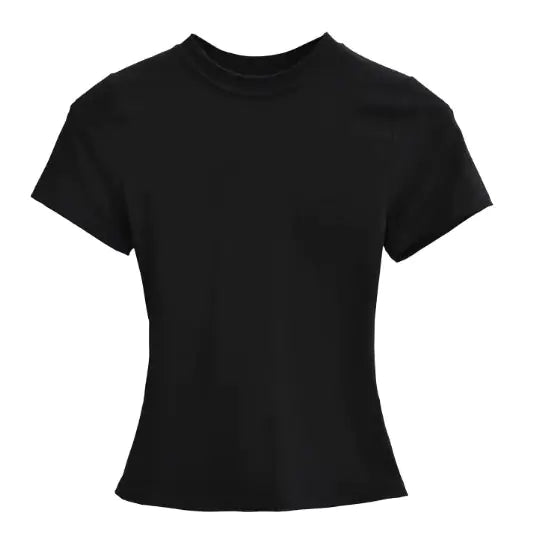 Solid Color Basic Style T-shirt kuppan