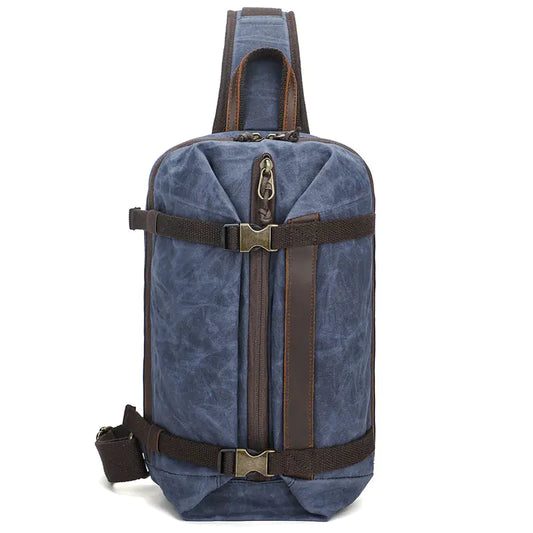 Men's Canvas Travel Bag - Large Capacity Crossbody Bag