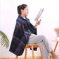 Wearable Blanket, Flannel Wearable Multifunctional Warm Scarf Shawl, Winter Poncho Shawl Blanket Wrap Cape as Gifts for Mom, Ideal for Women and Office Use, Blanket Gifts