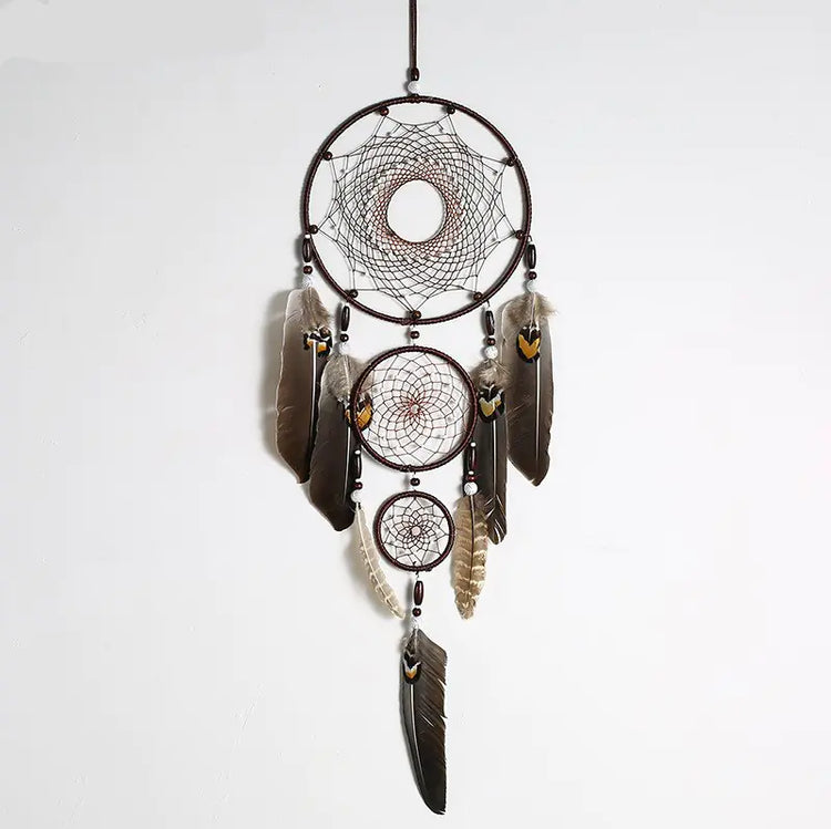 Eagle Feather Dreamcatcher Wall Hanging Decor kuppan