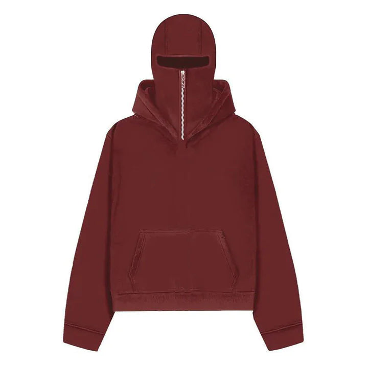 UrbanEdge Double Hood Cardigan kuppan