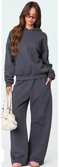 Trendy Queen Sweatsuits Women 2 Piece Outfit Two Piece Lounge Sets Hoodies and Sweatpants Fall Fashion Clothes 2025 Tracksuit