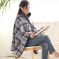 Wearable Blanket, Flannel Wearable Multifunctional Warm Scarf Shawl, Winter Poncho Shawl Blanket Wrap Cape as Gifts for Mom, Ideal for Women and Office Use, Blanket Gifts